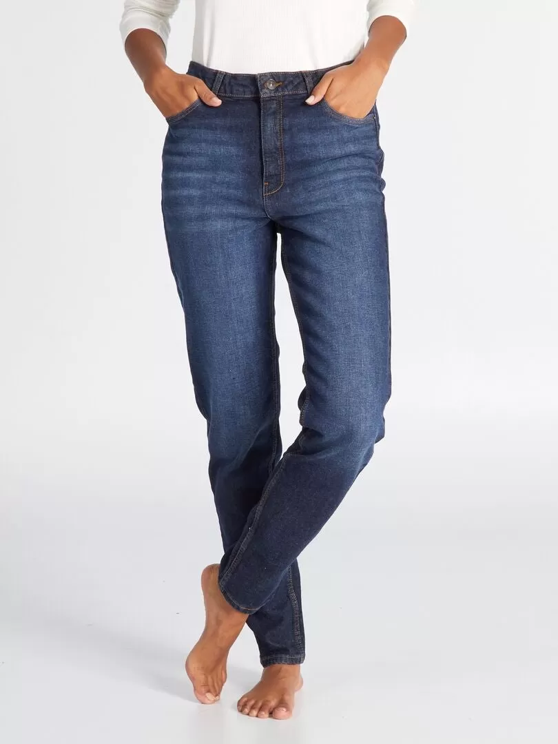 Pantalon slim en denim - 32L - Bleu