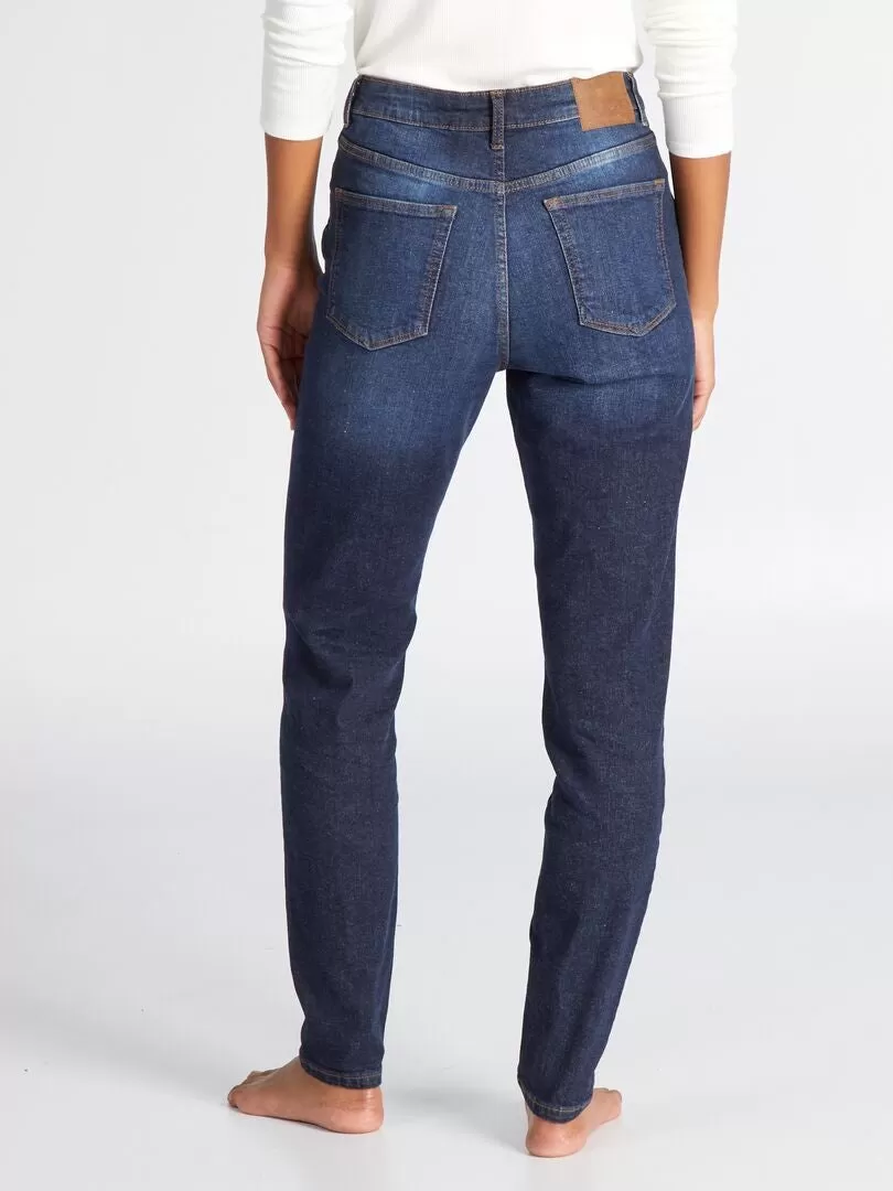 Pantalon slim en denim - 32L - Bleu