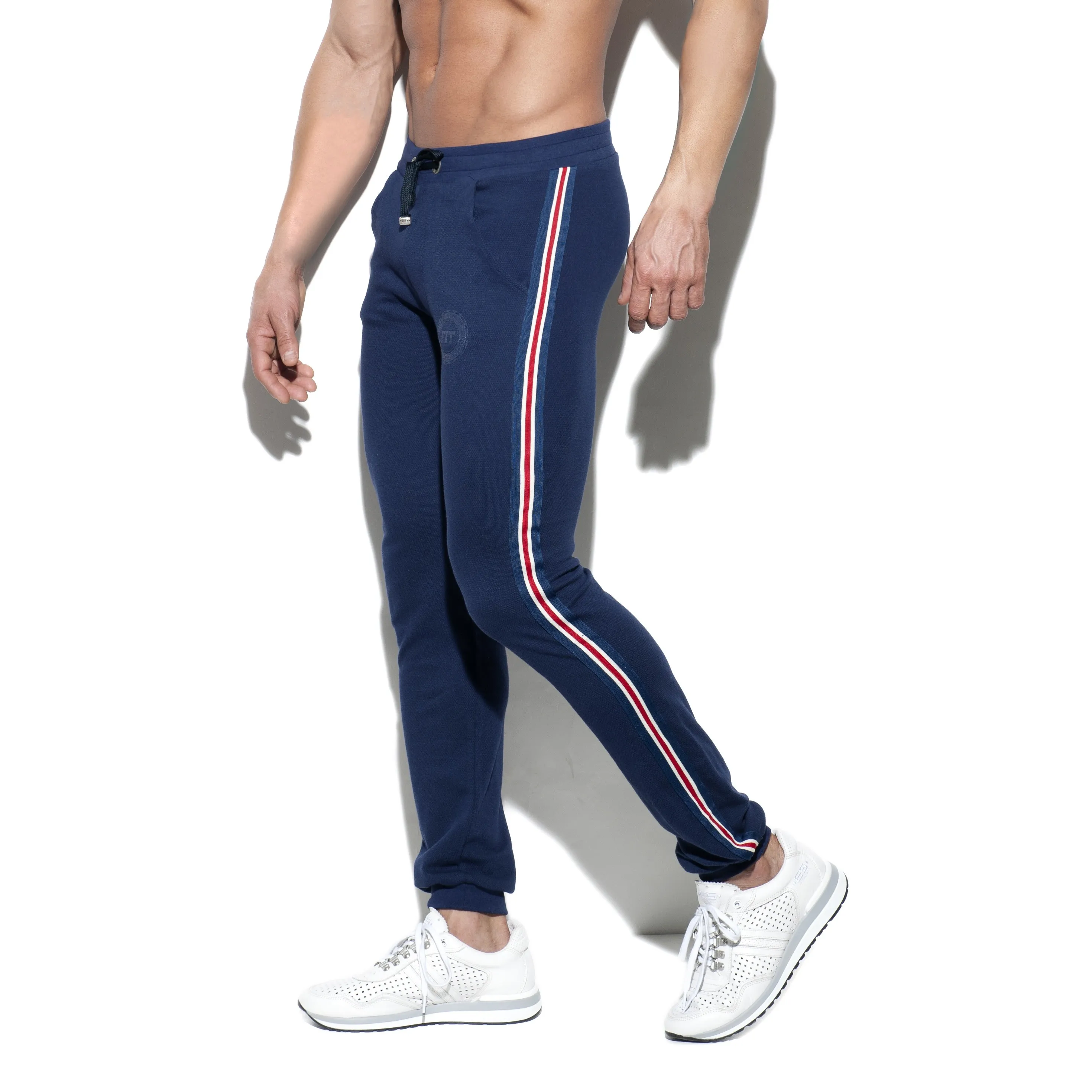 Pantalon sport FIT TAPE - marine - ES collection : vente pantalons ...