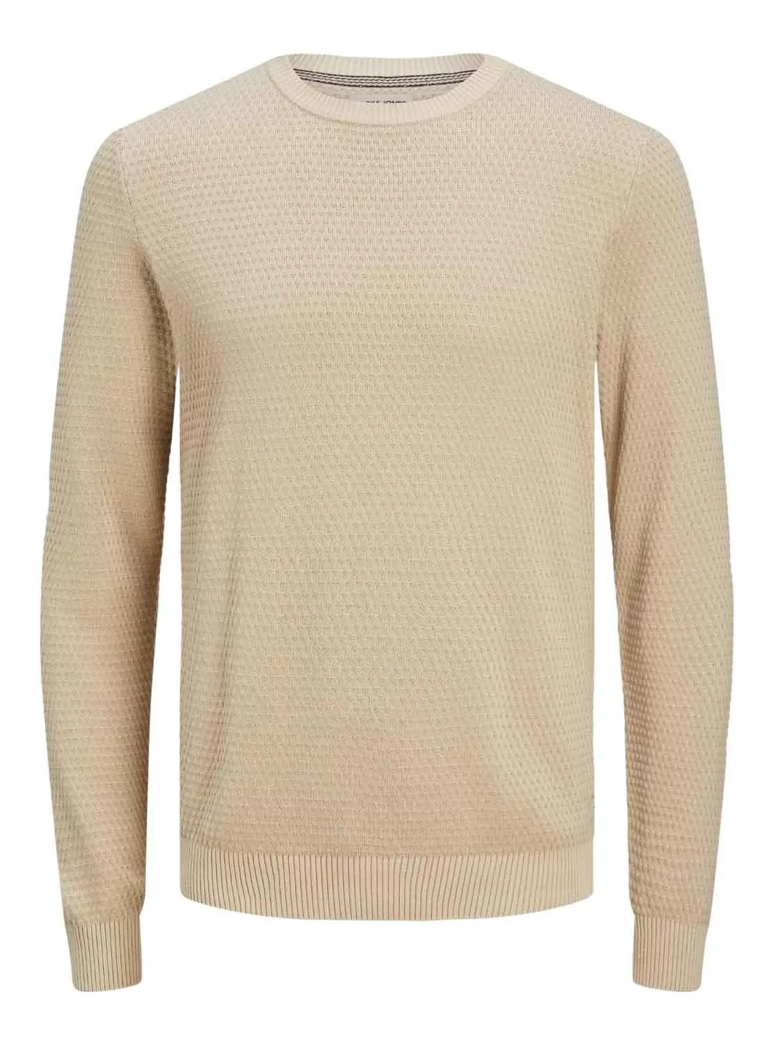 Pull Jack & Jones Atlas Beige pour Homme