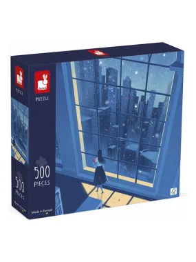 PUZZLE LA NUIT BLEUE - 500 PCS - N/A