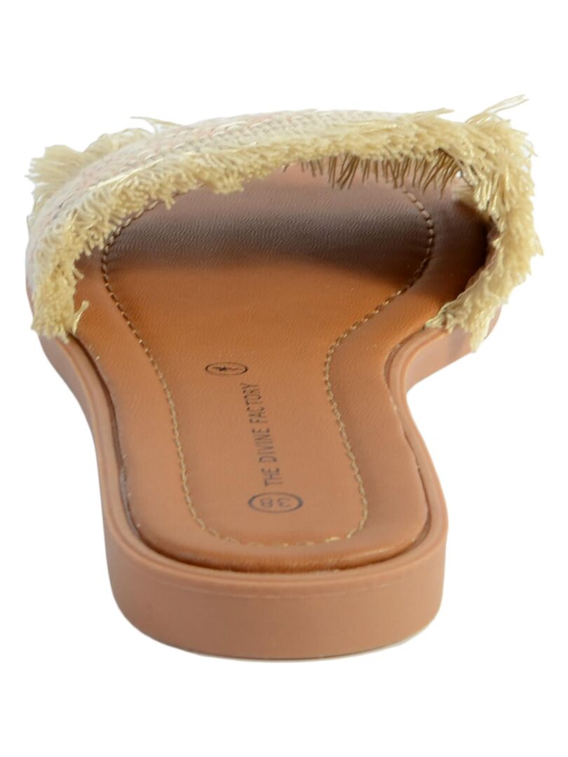 Sandale Mule The Divine Factory - Doré/or