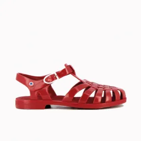 Sandales homme Sunmif Rouge Foncé Meduse