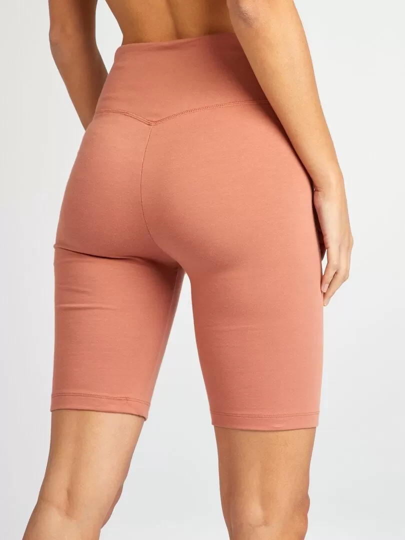 Short cycliste uni - Orange