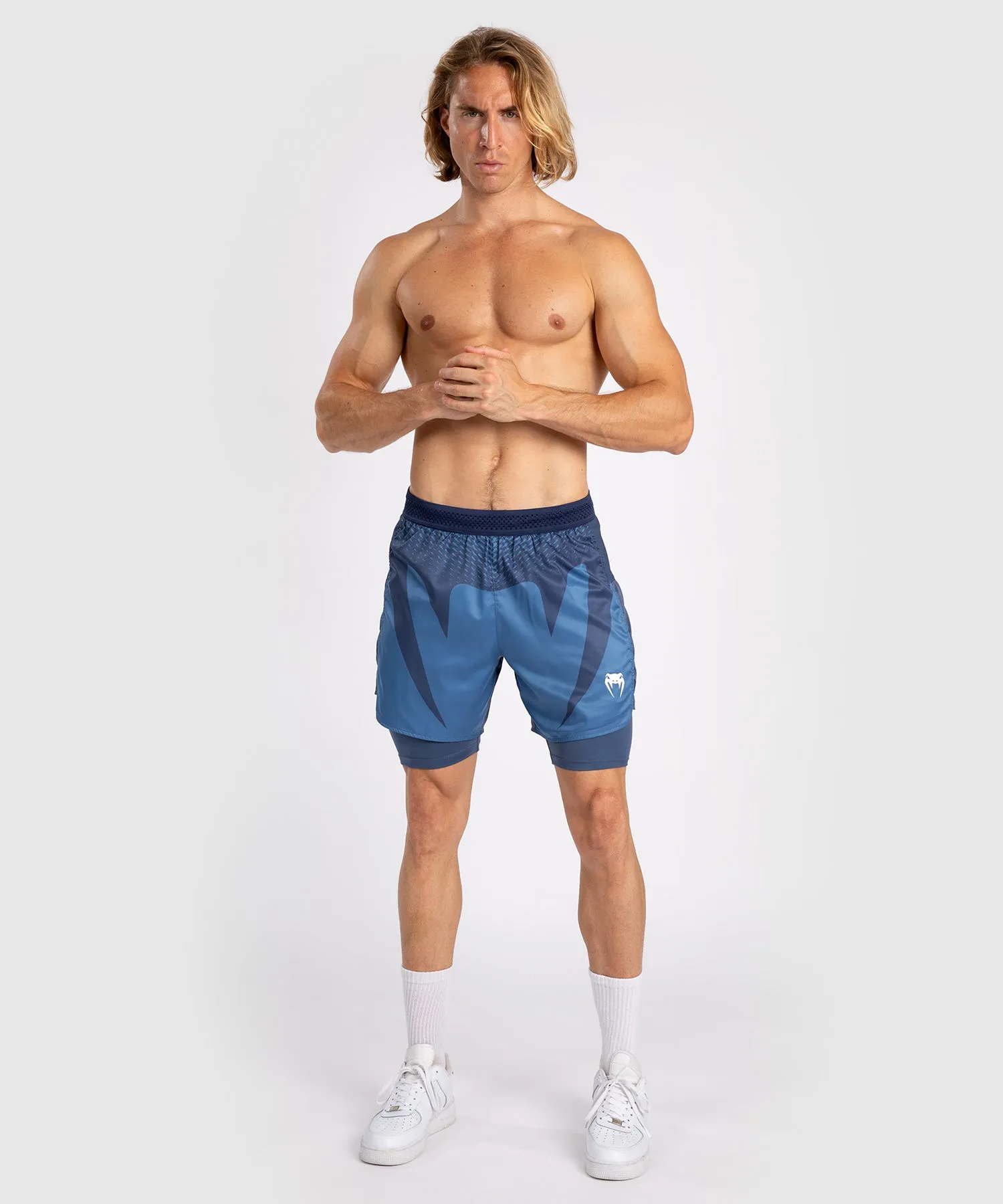 Short de Combat Pour Hommes Venum Attack - Bleu Marine