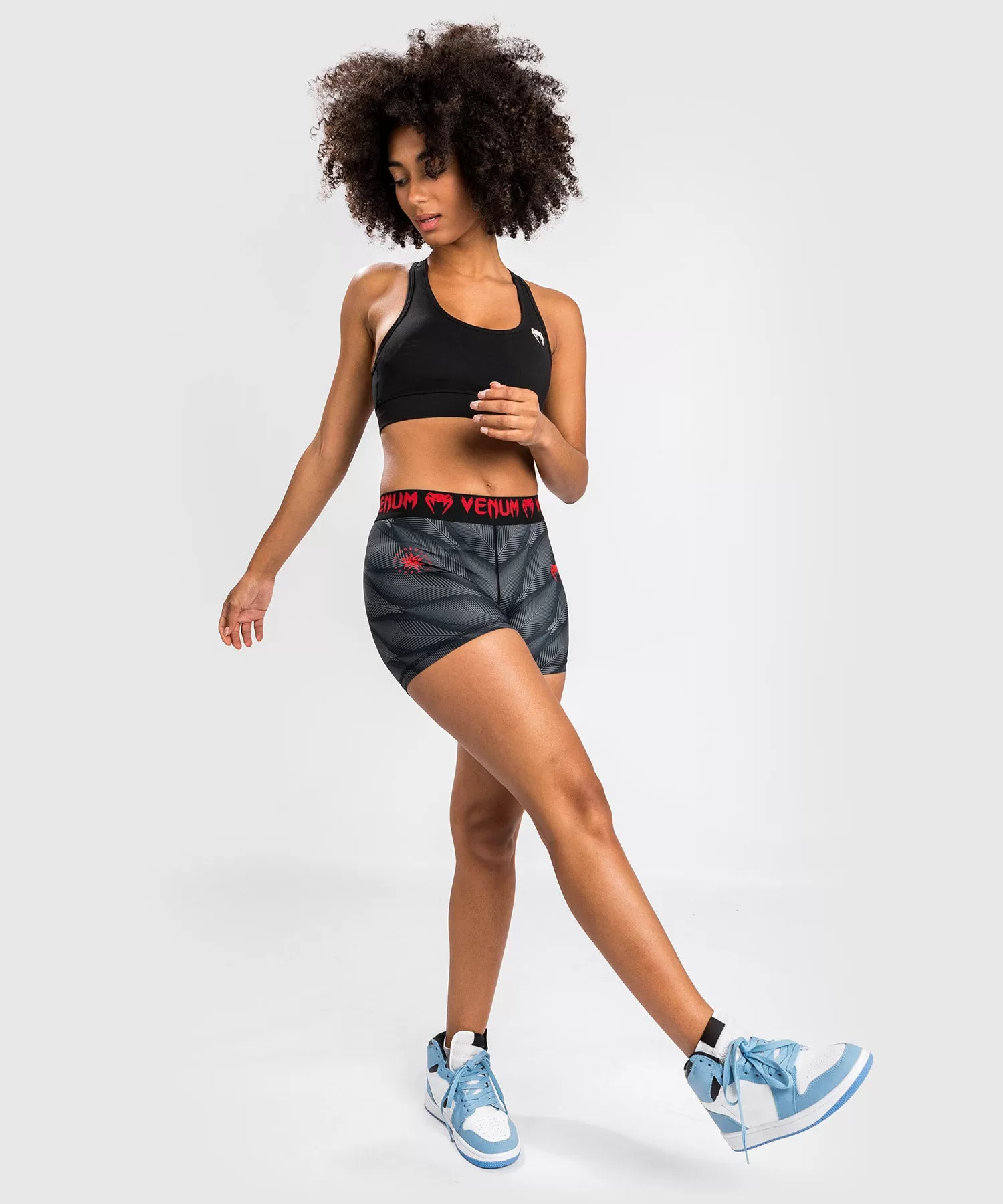 Short de Compression Venum Phantom - Pour Femme - Noir/Rouge