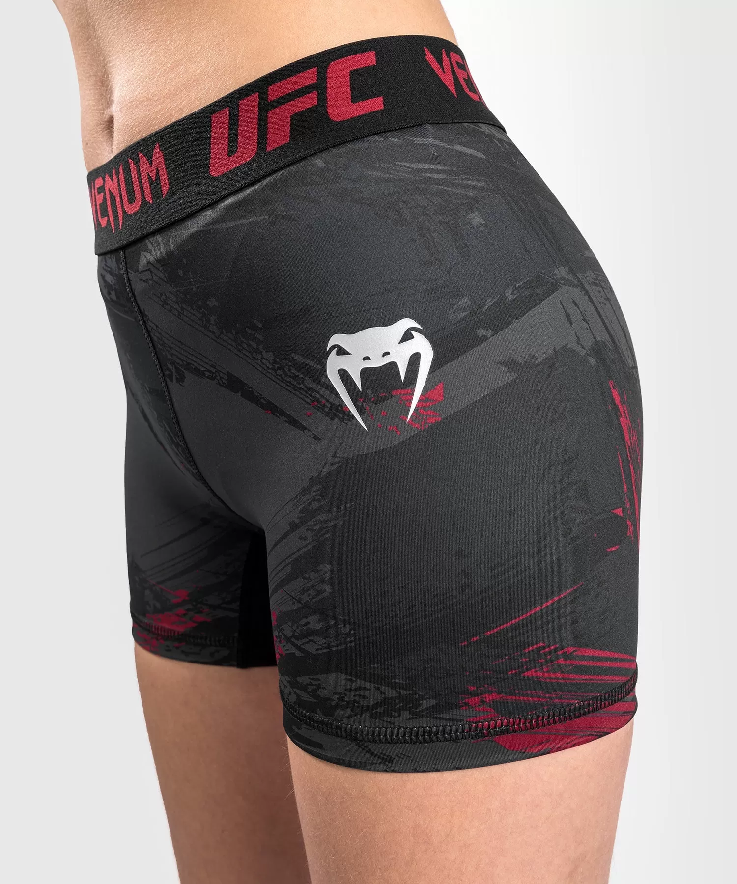 Short de Vale Tudo UFC Venum Authentic Fight Week 2.0 - Pour Femmes - Noir/Rouge