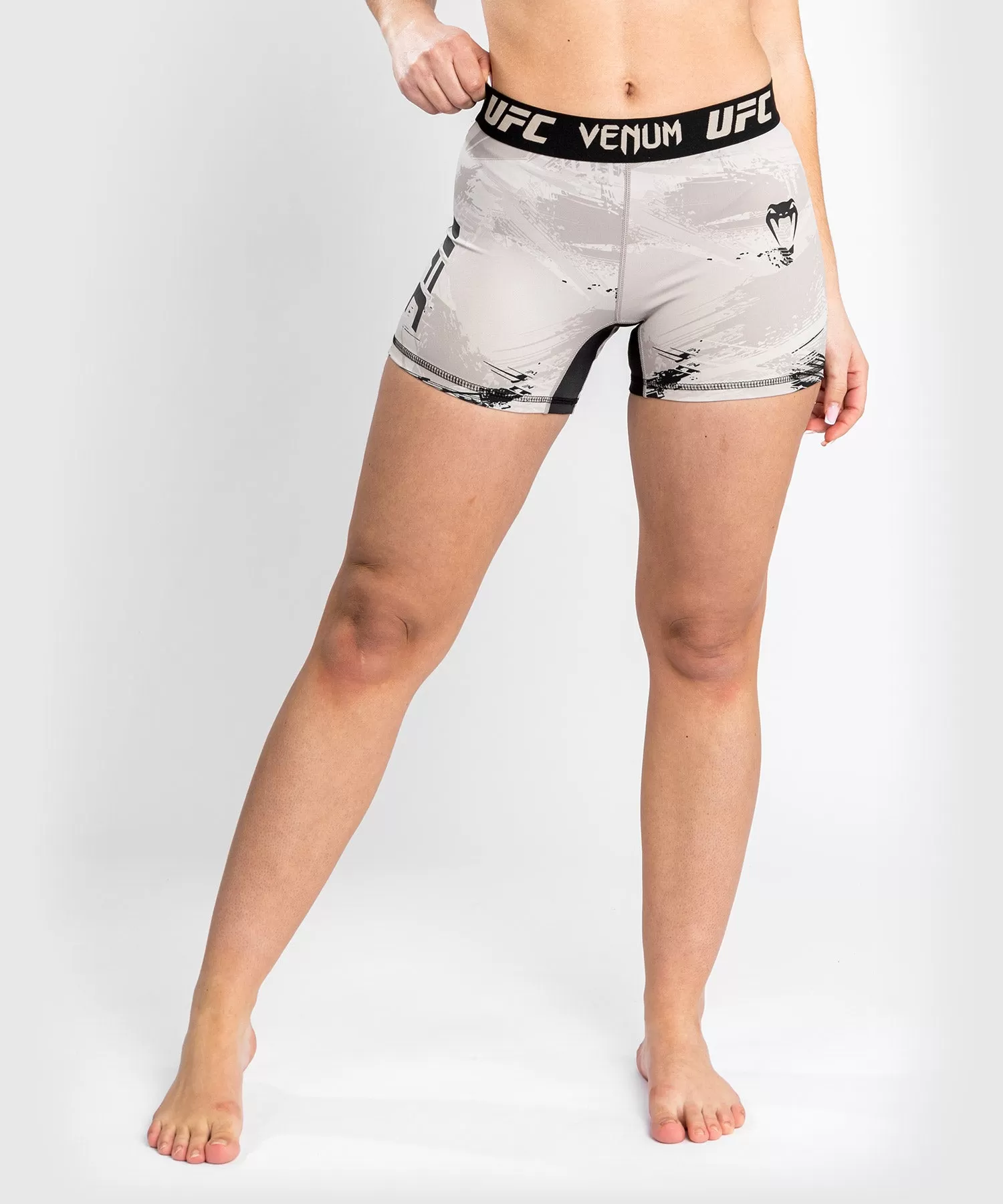 Short de Vale Tudo UFC Venum Authentic Fight Week 2.0 - Pour Femmes - Sable/Noir