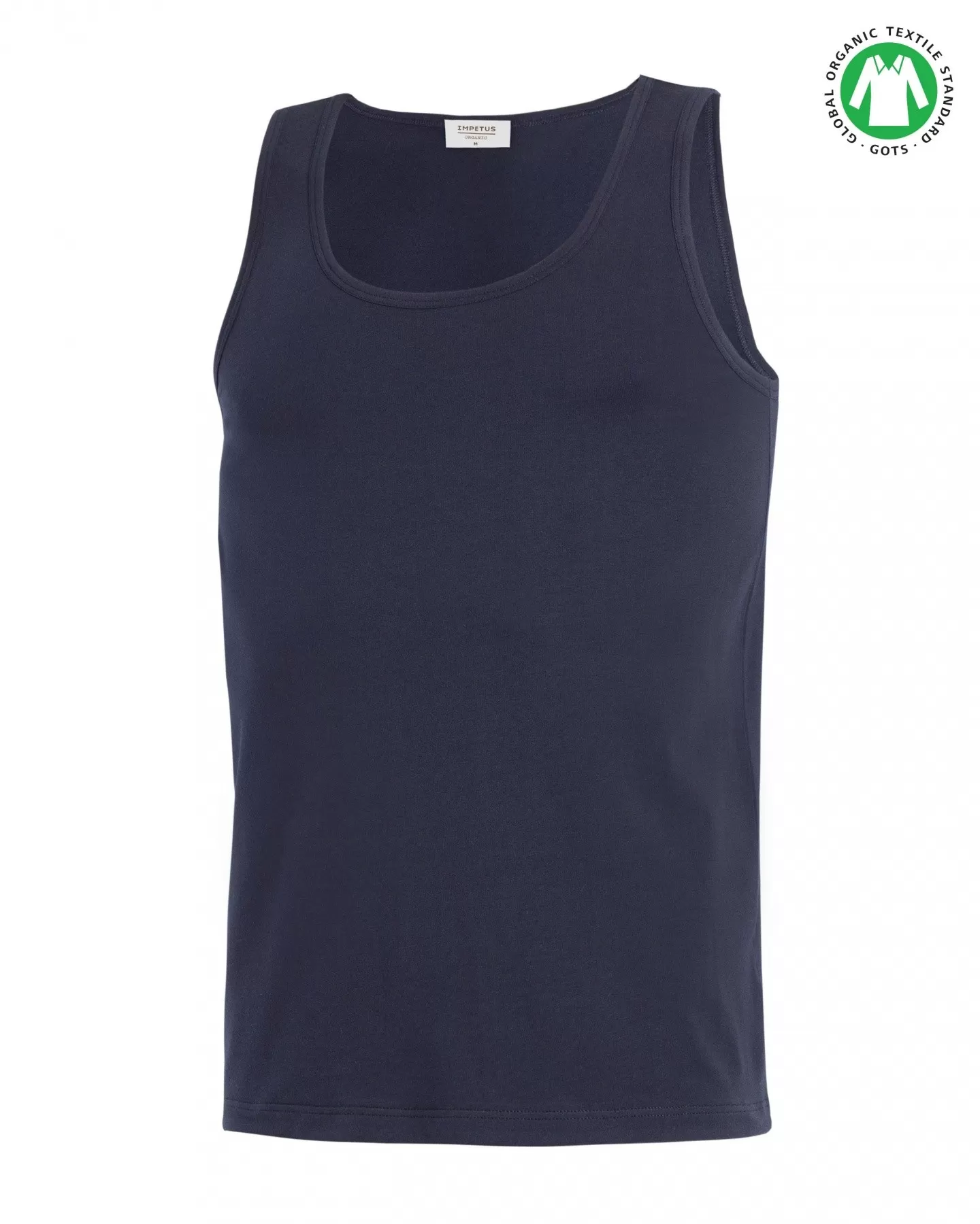 Singlet COTTON ORGANIC bleu marine - Impetus : vente débardeurs hom...