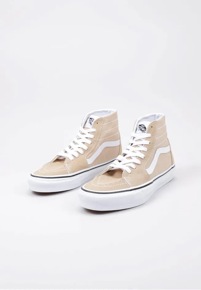SK8-Hi Tapered SUEDE/CANVAS Almond Vans BASKETS PLATES
