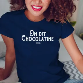 T-shirt 100% Coton bio - On dit chocolatine