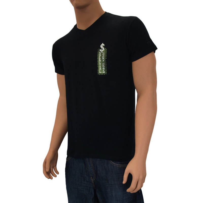 T-shirt Dollar Christian Cane -  : vente T-shirt manches courtes homme