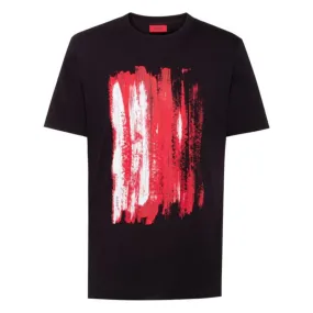 T-shirt Hugo Boss Draint Noir