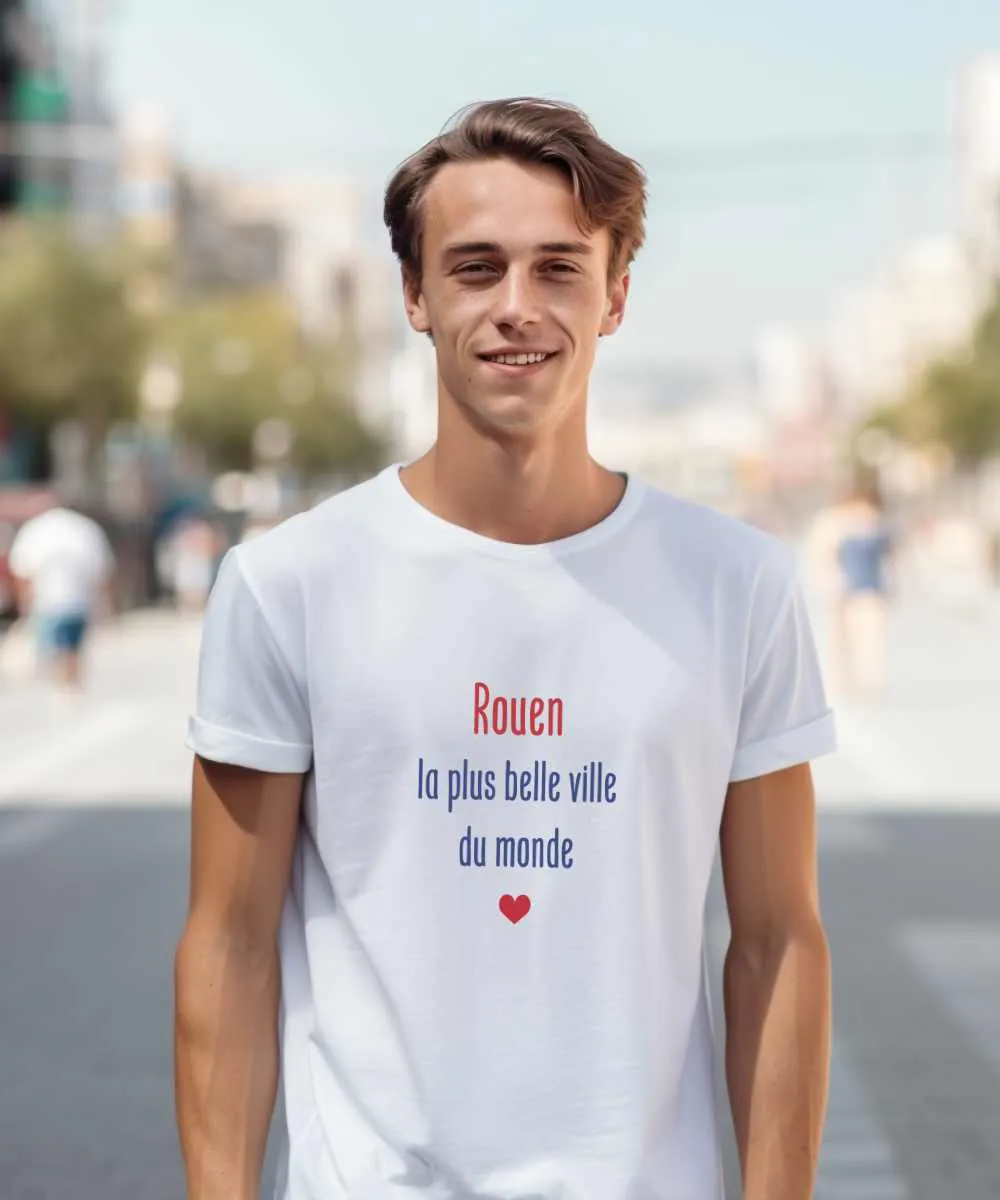T-Shirt Rouen la plus belle ville du monde