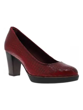 TAMARIS - Escarpins cuir - Rouge