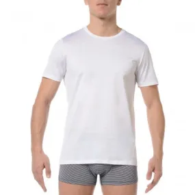 Tee shirt Crew Neck coton mercerisé - HOM : vente T-shirt manches c...