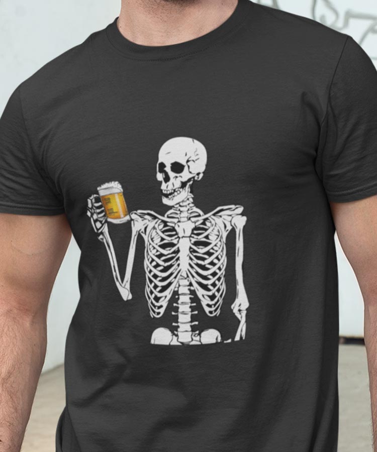 Tee-shirt Squelette pour adultes et enfants - L'Atelier Textile