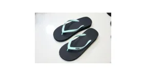 Tongs latex naturel "Bermudes" avec talon haut