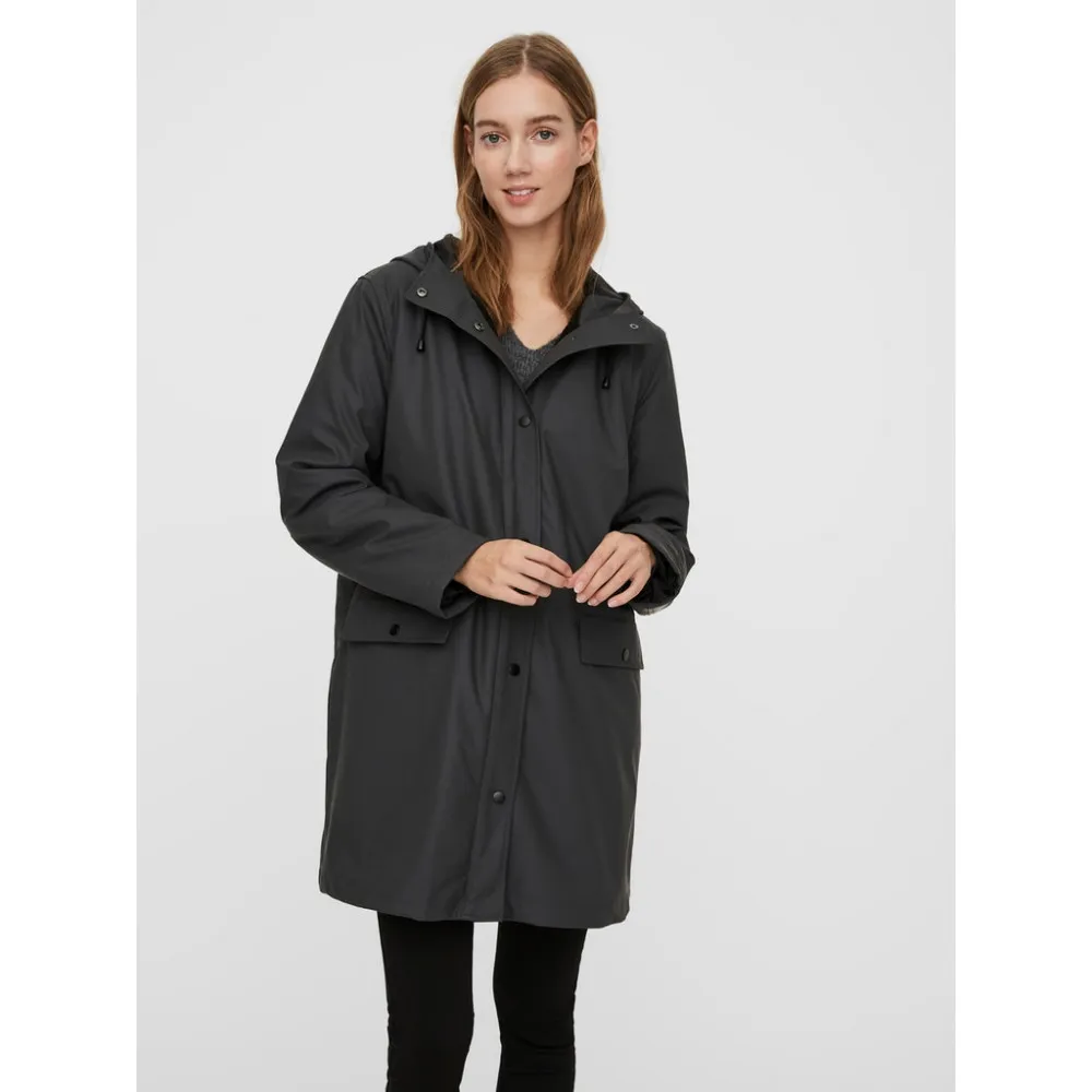 Vero Moda imper fourré 3/4 Asta 10249634 kaki ou gris anthracite