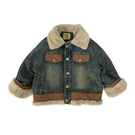 Veste en jean épaisse rétro pour enfants