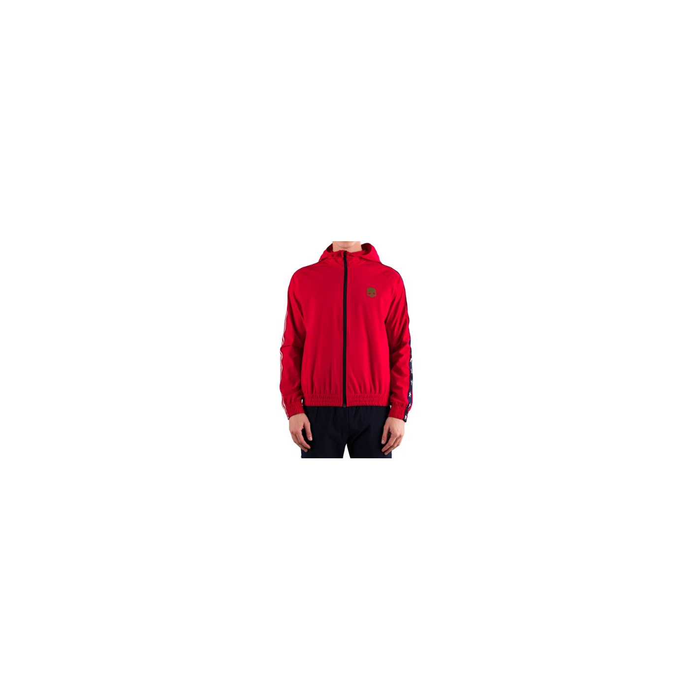 Veste zippée HYDROGEN Homme STAR FZ Rouge / Blanc / Or AH 2022
